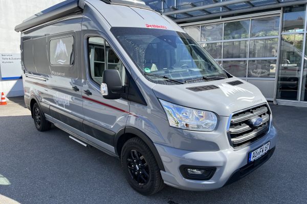 Campervan mit kompakten Abmessungen und 6m Länge